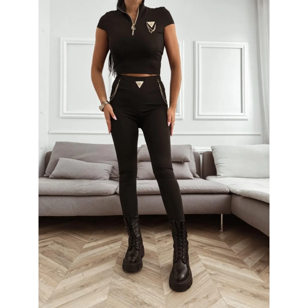 Komplet legginsy + top MOJO CHAIN LOGO